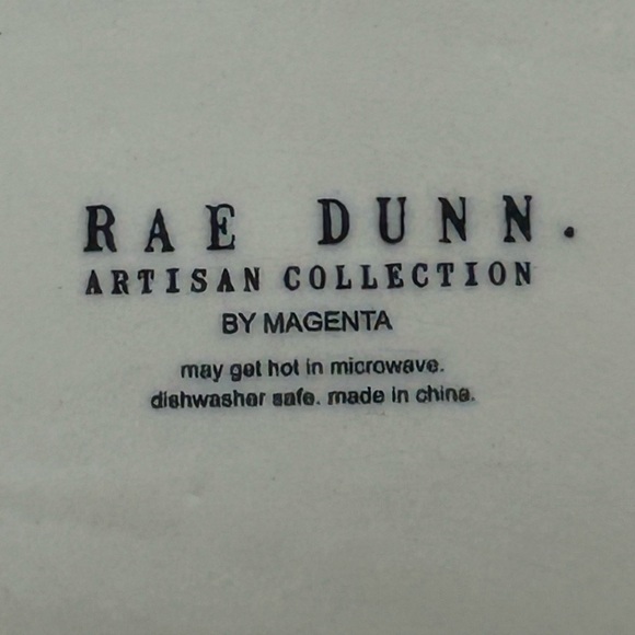 Rae Dunn Artisan Collection by Magenta Small Oval Plates.  Set of 3 - EUC - Picture 6 of 9